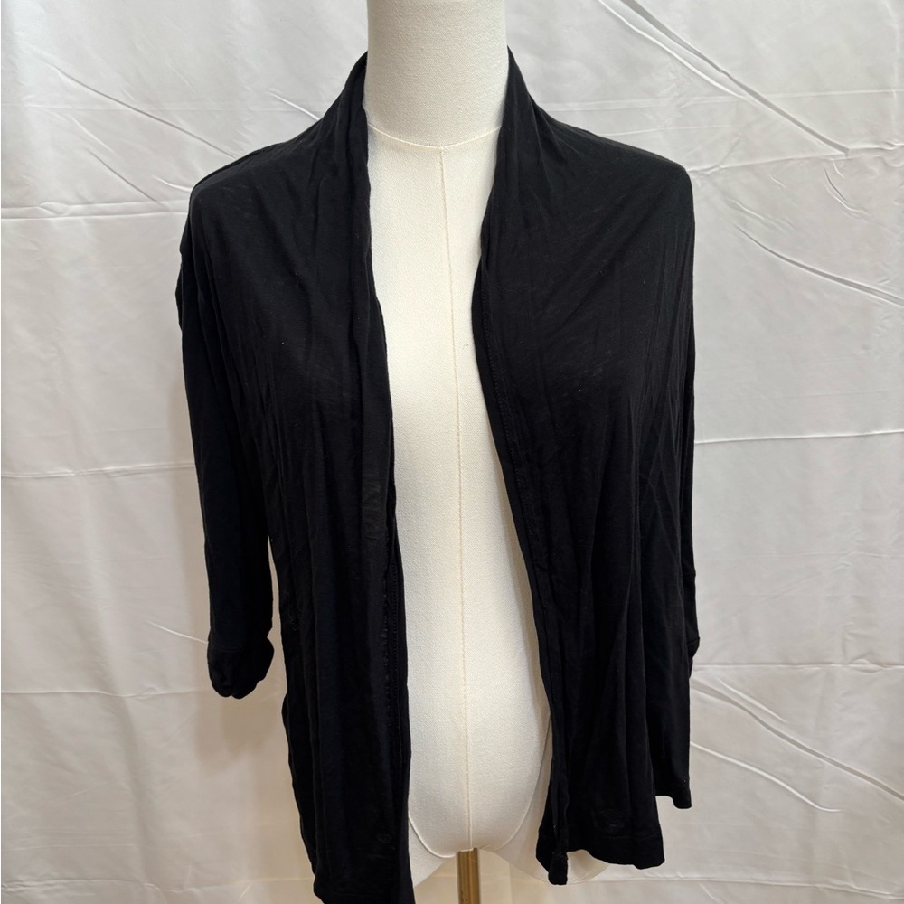 🖤 Banana Republic Petite Black Open Front Cardigan PXS
